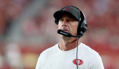 Kyle Shanahan clarifies to reporters he was at fault in recent car accident