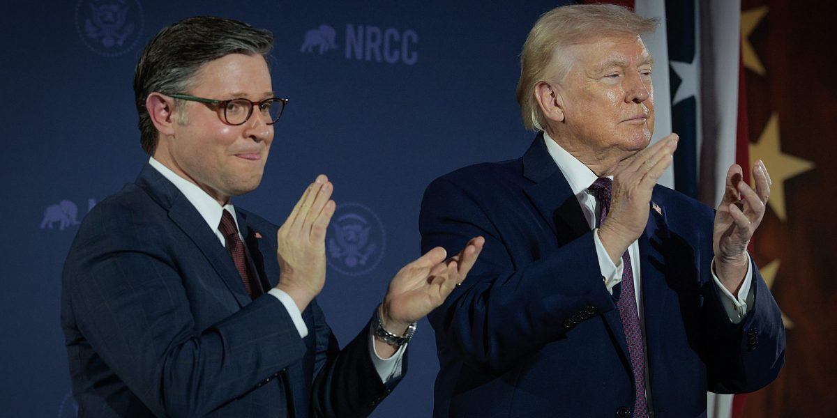 After Trump launched war on Iran, hiked inflation through tariffs, Johnson labels election 'common sense vs. communism'