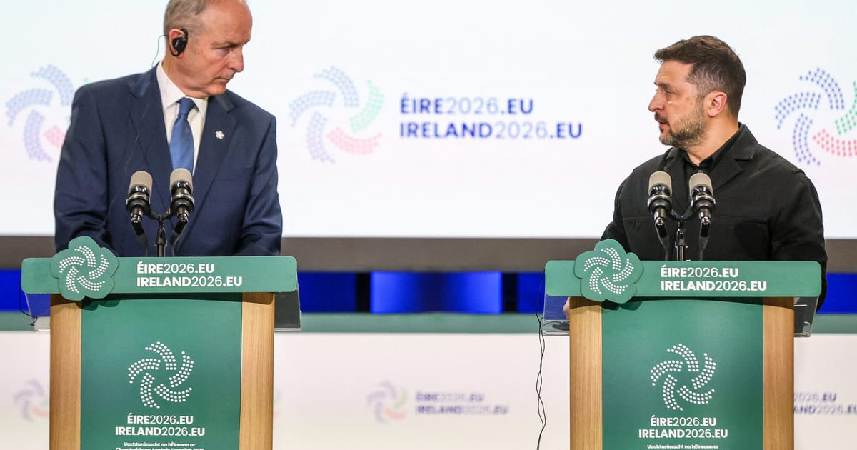 Zelenskyy cuts Irish visit short as intelligence warns of Russian massive attack – POLITICO