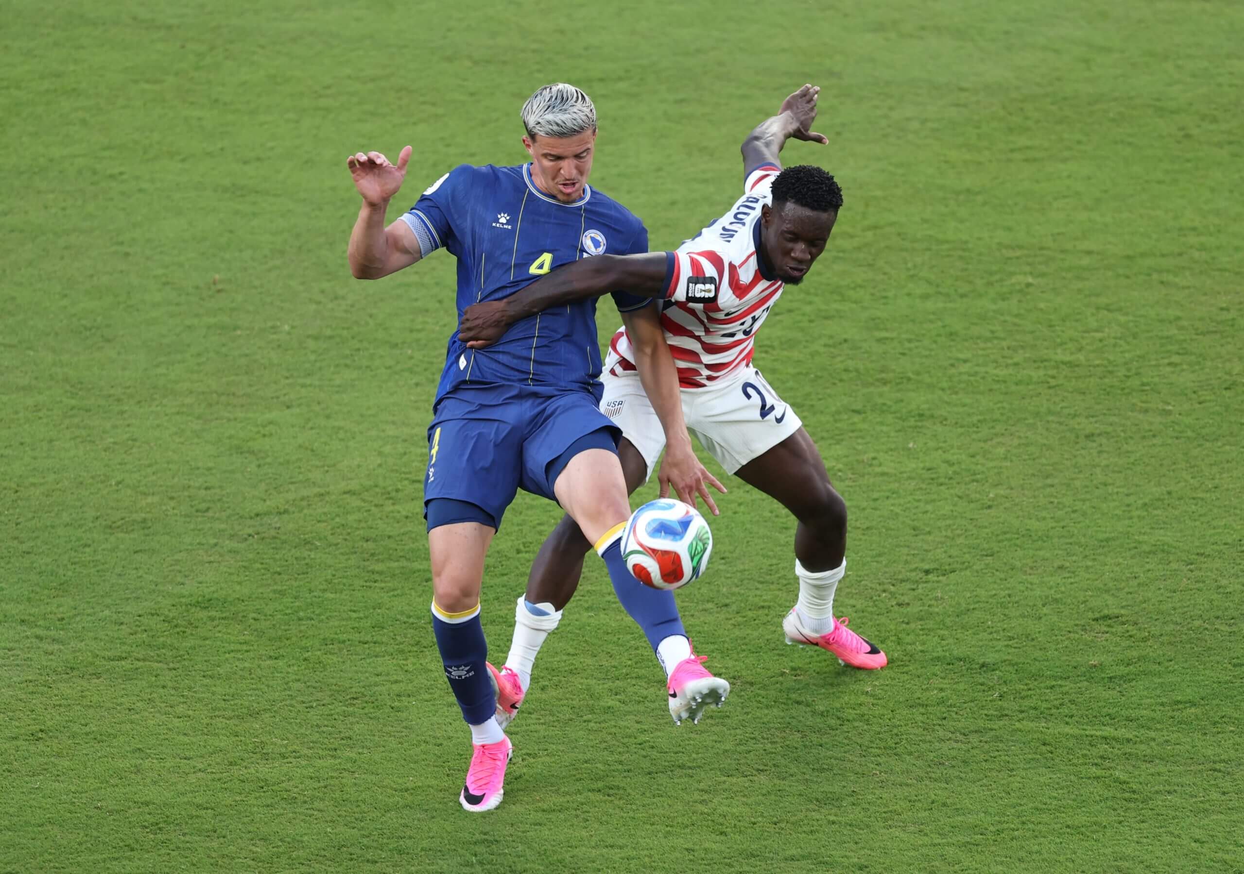 Balogun's foul on Muharemovic
