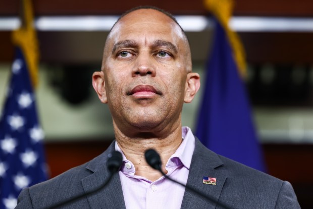 House Minority Leader Hakeem Jeffries.