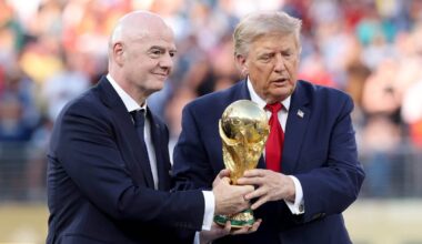 Trump booed by World Cup final crowd, takes part in trophy presentation