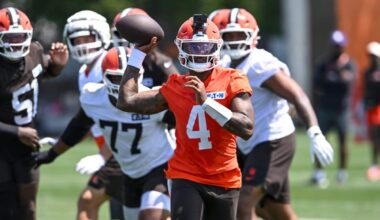 Deshaun Watson off to slow start with QB competition underway at Browns training camp