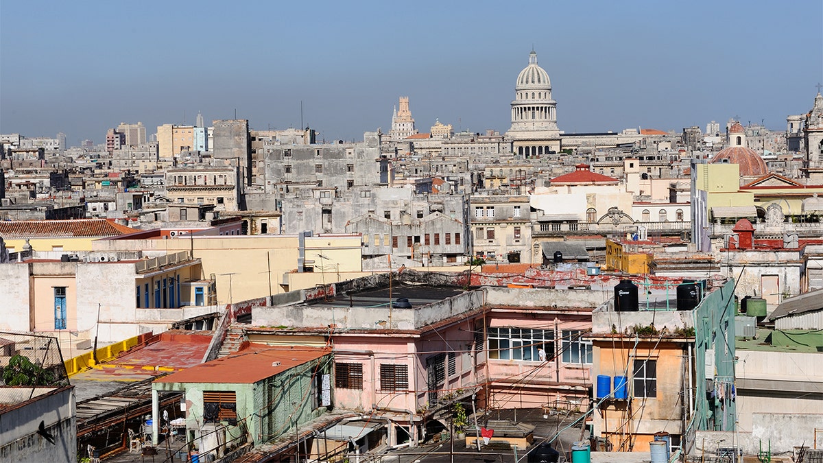 skyline of Havana's buildings and homes