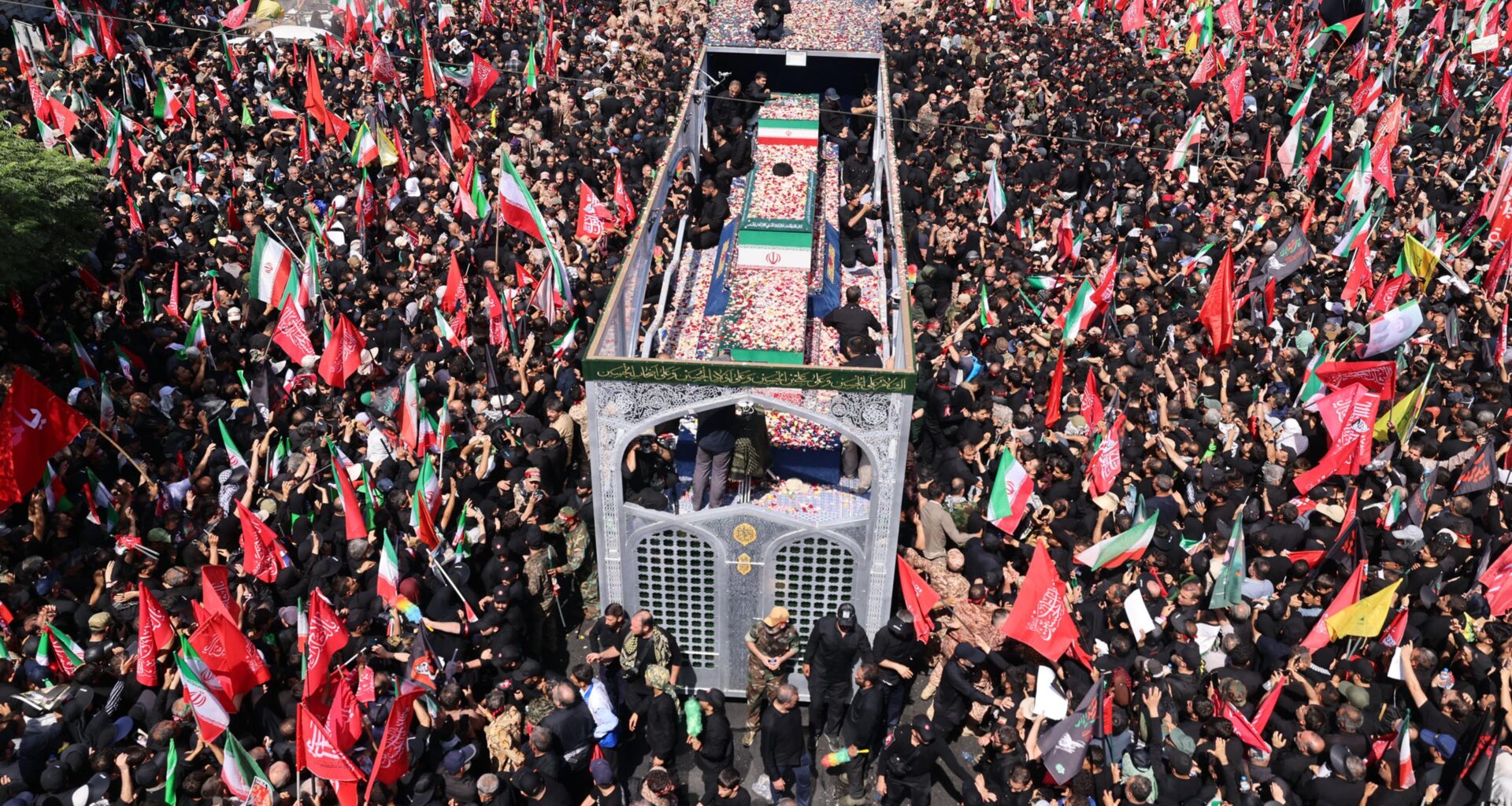 The Elaborate Pageant of Khamenei’s Funeral, in Photos