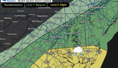 July 22 weather NOAA Severe Storm Risk Wednesday