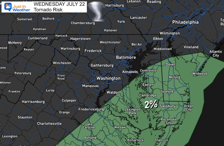 July 22 weather tornado risk