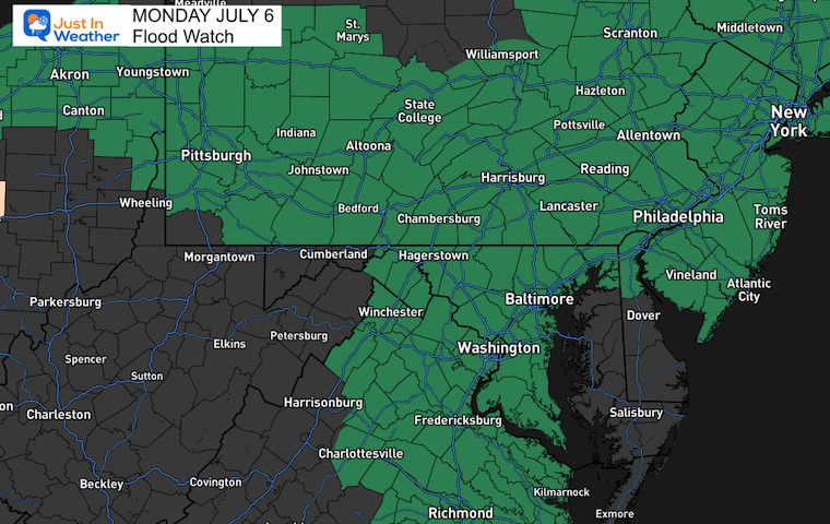 July 6 weather Flood Watch