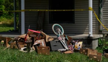 Four adults charged after 16 children found confined in dilapidated Ohio home