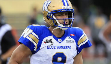 Winnipeg Blue Bombers move Zach Collaros, Cameron Lawson to six-game injured list
