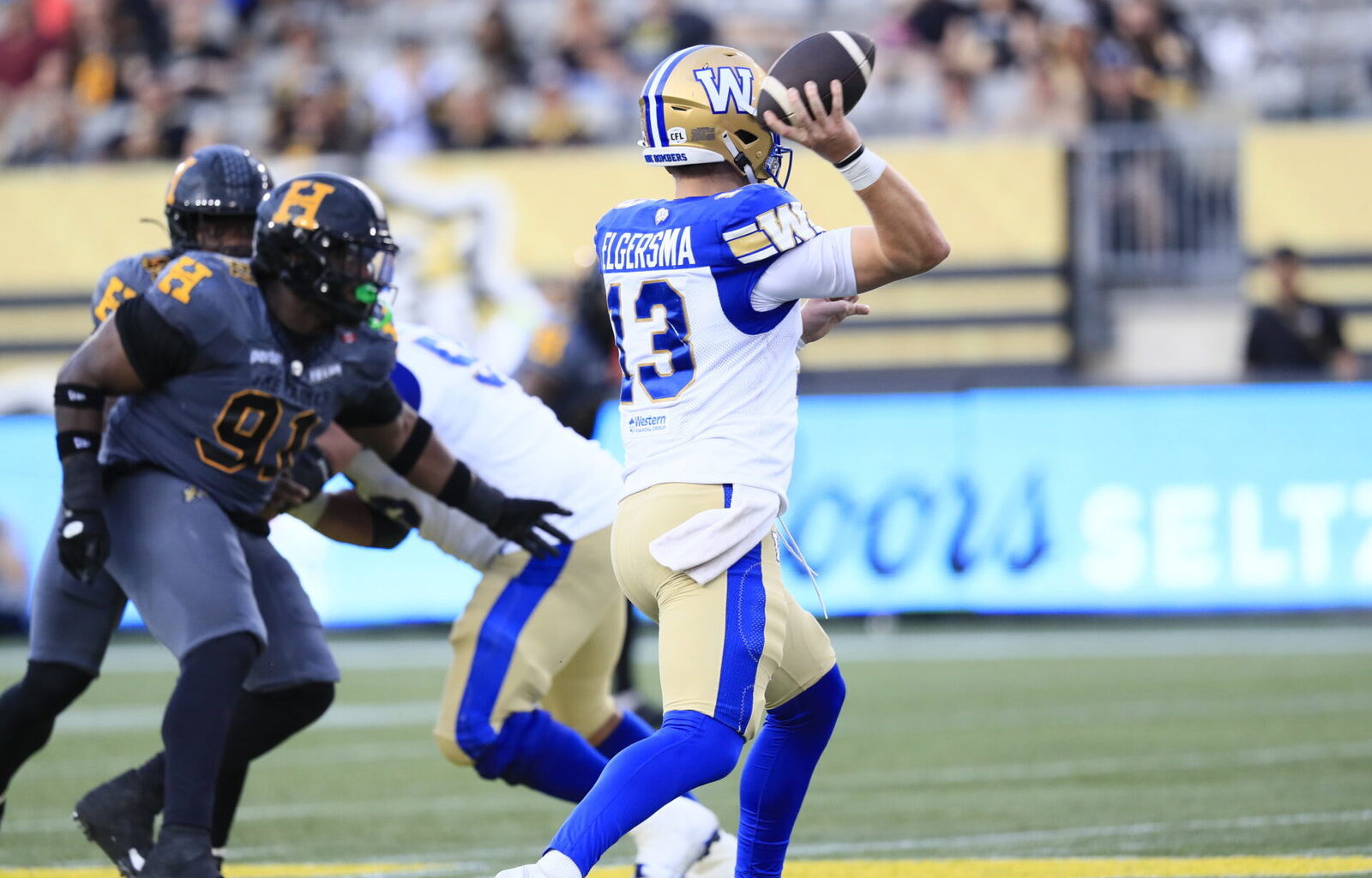 Taylor Elgersma, Winnipeg Blue Bombers overcome Collaros injury to beat Hamilton (& nine other thoughts)