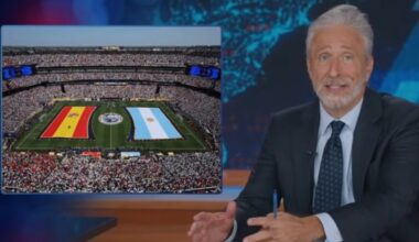 Jon Stewart Says the World Cup Final Was the 'Reverse Super Bowl'