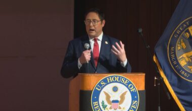 Rep. Mike Flood takes litany of questions on Trump, Iran War and Israel at Lincoln town hall