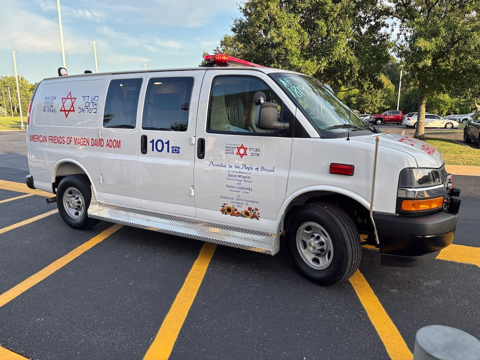 An ambulance is being donated to Magen David Adom, Israel's national emergency medical,...