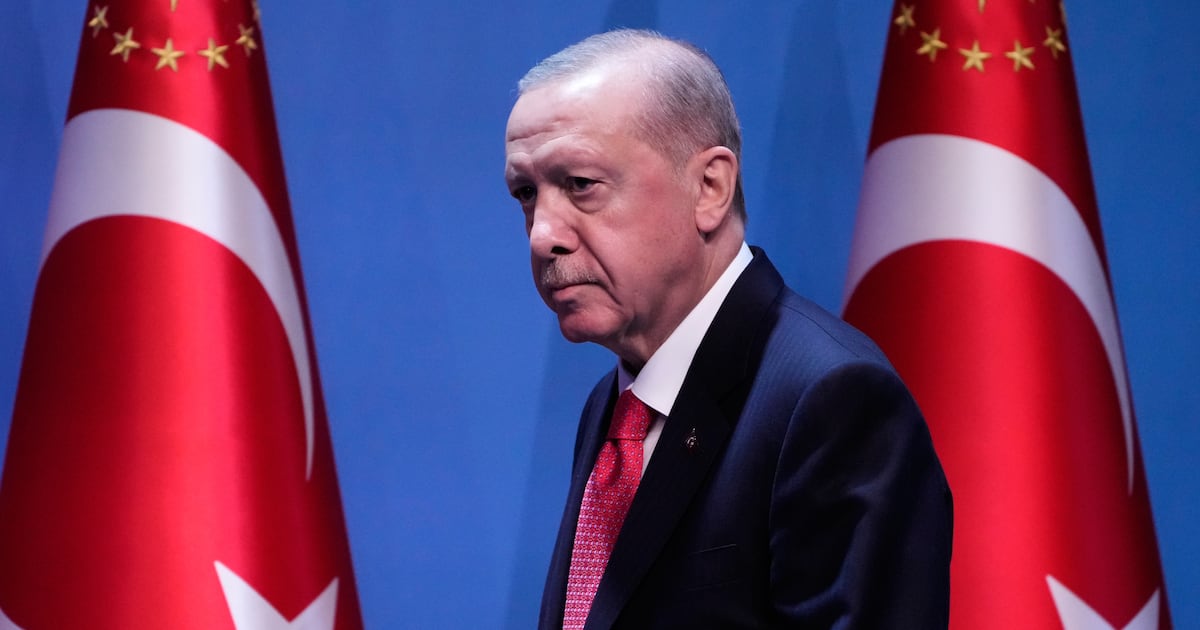 One revolver, six bullets: Turkish president’s ‘unusual’ gift to NATO leaders - CTV News