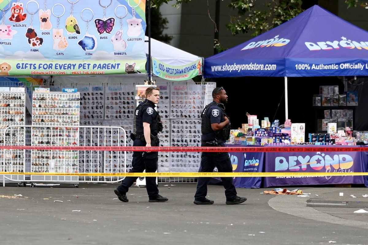 Shooting at Seattle food festival kills three and injures four, fire official says