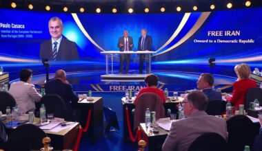 Former Member of the European Parliament Paulo Casaca addresses the second day of the Free Iran 2026 World Summit on June 21, 2026