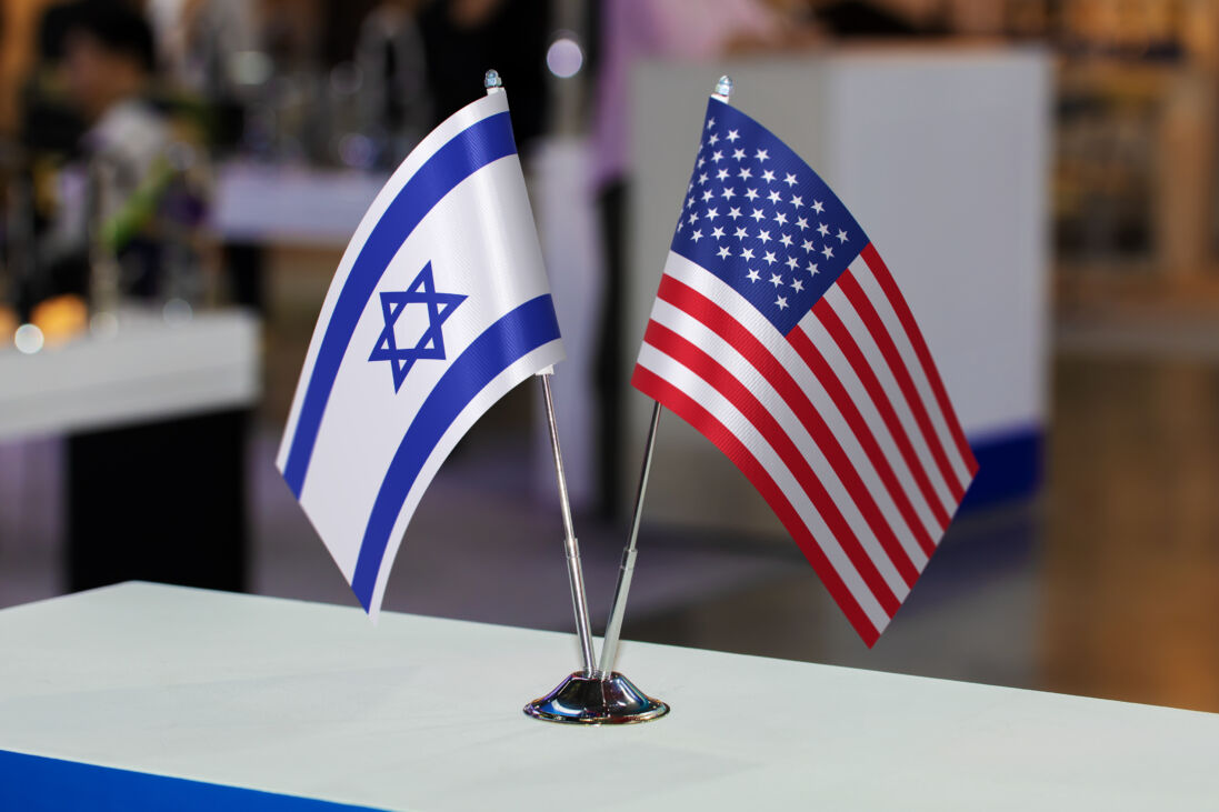 United States and Israel flags