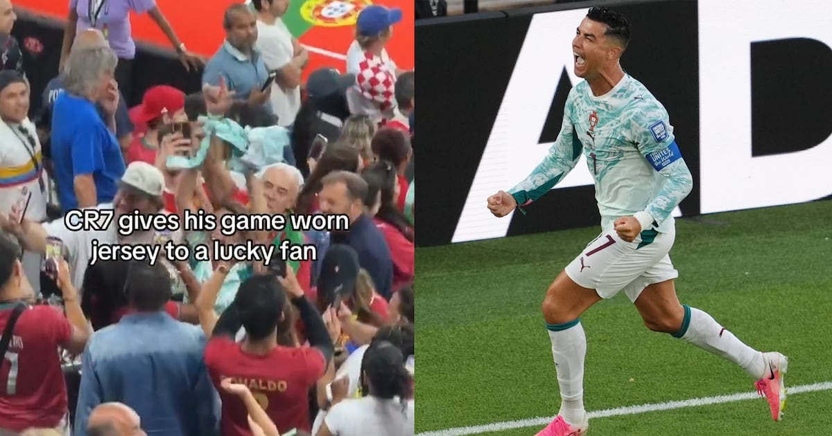 Sister gifted Ronaldo Jersey after Portugal win