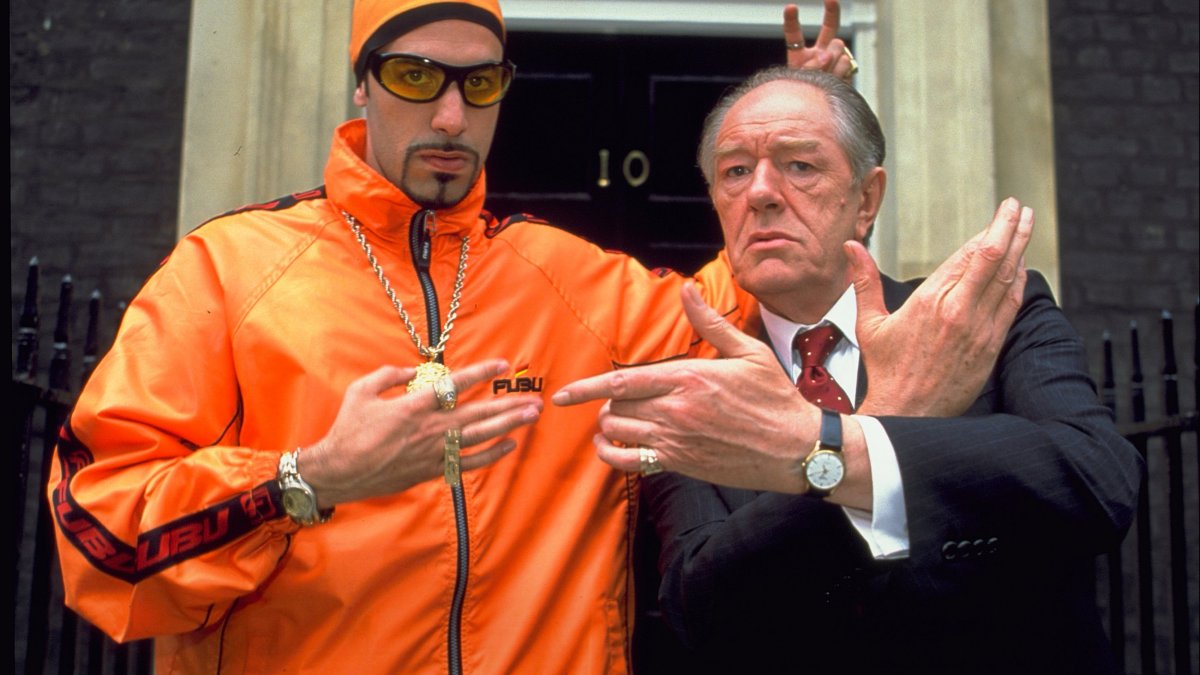 ALI G INDAHOUSE - Ali G unwittingly becomes a pawn in the Chancellor's plot to overthrow the Prime Minister of Great Britain. However, Ali is embraced by the nation as a voice of the youth, making the PM and his government more popular than ever. BSkyB SEAC Film still