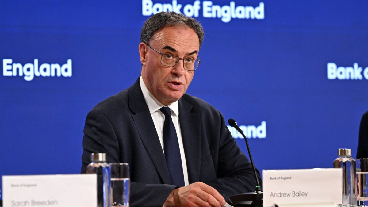 Governor of the Bank of England, Andrew Bailey, during the Bank of England financial stability report press conference, at the Bank of England, London. Picture date: Tuesday July 7, 2026. Doug Peters/Pool via REUTERS
