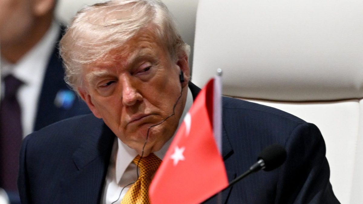 ANKARA, TURKIYE - JULY 8: US President Donald Trump attends the North Atlantic Council meeting held as part of the 36th NATO Heads of State and Government Summit at the Presidential Complex in Ankara, Turkiye, on July 8, 2026. (Photo by Rasit Aydogan/Anadolu via Getty Images)