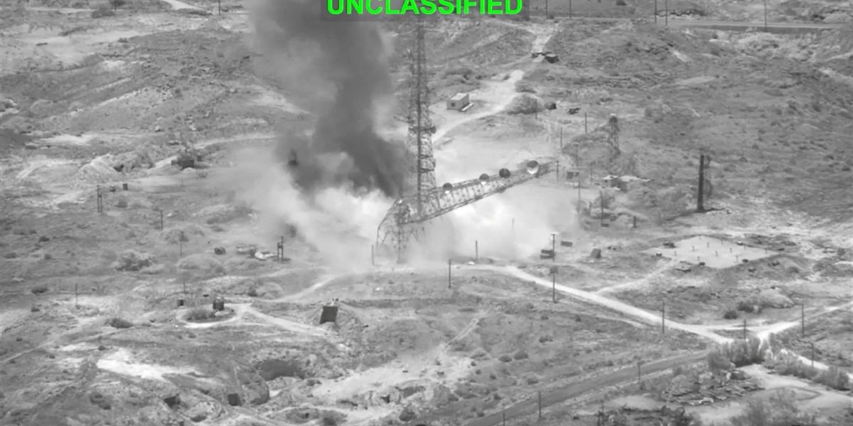 Smoke rises from an explosion at an unknown location, during what U.S. Central Command (CENTCOM) says are strikes on Iran, in this screen grab taken from a handout video released on July 15, 2026. U.S. Central Command/Handout via REUTERS THIS IMAGE HAS BEEN SUPPLIED BY A THIRD PARTY. MANDATORY CREDIT. OVERLAY AND MASKING AT SOURCE. Verification lines: - Reuters was not able to independently verify the location and the date when the video was filmed. - No earlier version of the video was found posted online before Wednesday (July 15) TPX IMAGES OF THE DAY