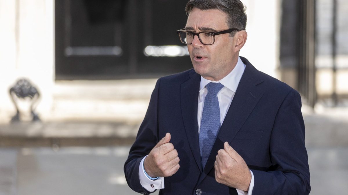 LONDON, UK - JULY 20: Britain's new Prime Minister Andy Burnham delivers his first speech outside 10 Downing Street in central London after being invited by King Charles III to form a new government, United Kingdom on July 20, 2026. (Photo by Marcin Nowak/Anadolu via Getty Images)