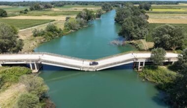 Locals Keep Driving on This Buckled Bridge Because It's Quicker Than the Detour