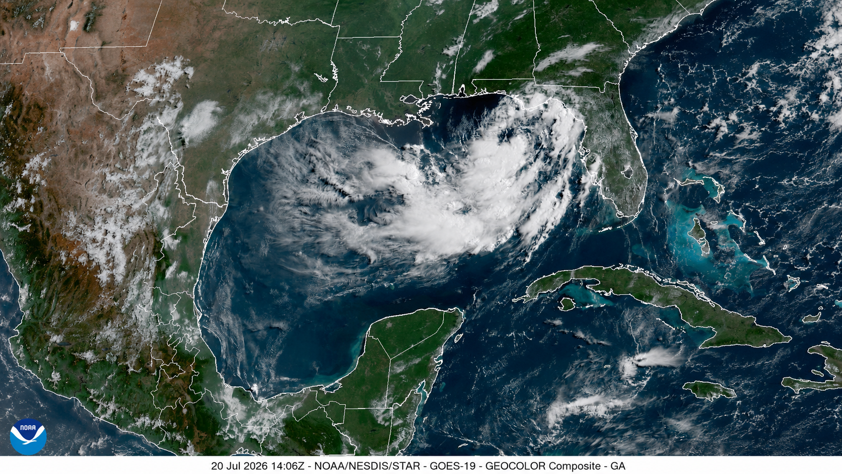 Tropical Depression 2 crawls in the Gulf, trying to organize » Yale Climate Connections