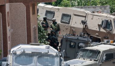 Israeli troops round up Palestinians in West Bank village after shootout involving settlers