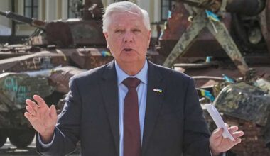 Lindsey Graham draws tributes for his support of Ukraine, trans-Atlantic ties and Israel
