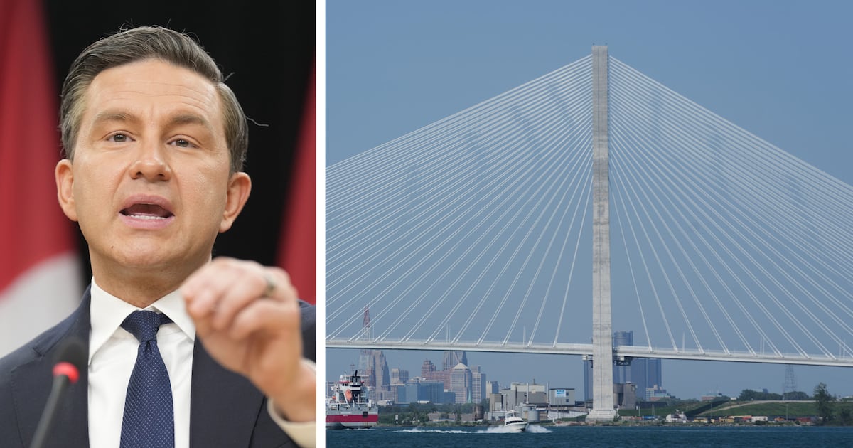 ‘Contradictory statements about what you’ve given away’: Poilievre to Carney on Gordie Howe bridge deal - CTV News