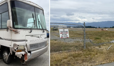 Man arrested after driving motorhome onto active runway at B.C. airport - CTV News