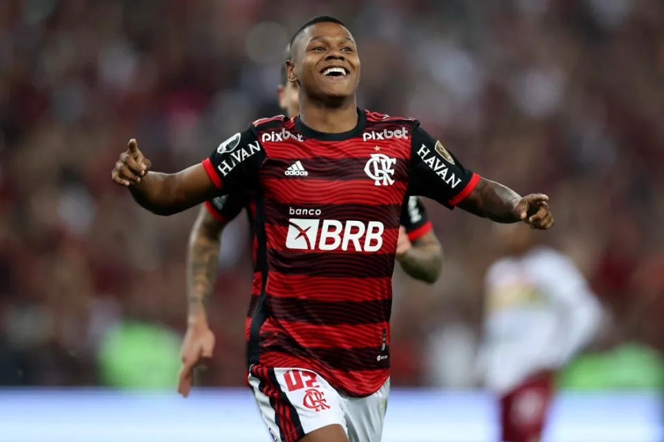 Matheus Franca in action for Flamengo