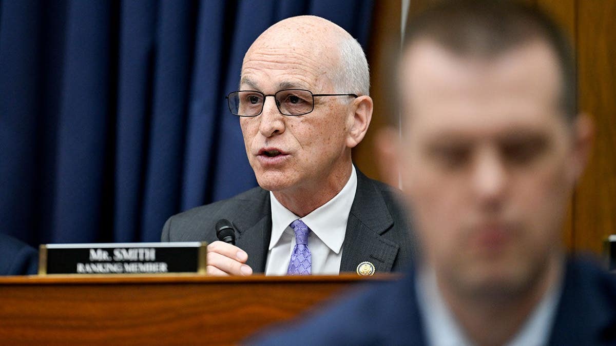 Representative Adam Smith speaks during a hearing in Washington, D.C.