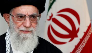 Iran leaders pay last respects to Khamenei as mourners gather