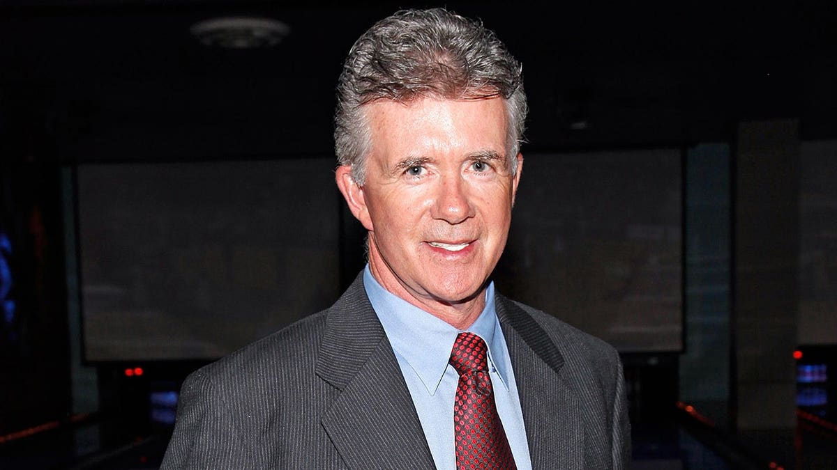 Allen Thicke stands at a bowling event in Hollywood, California.