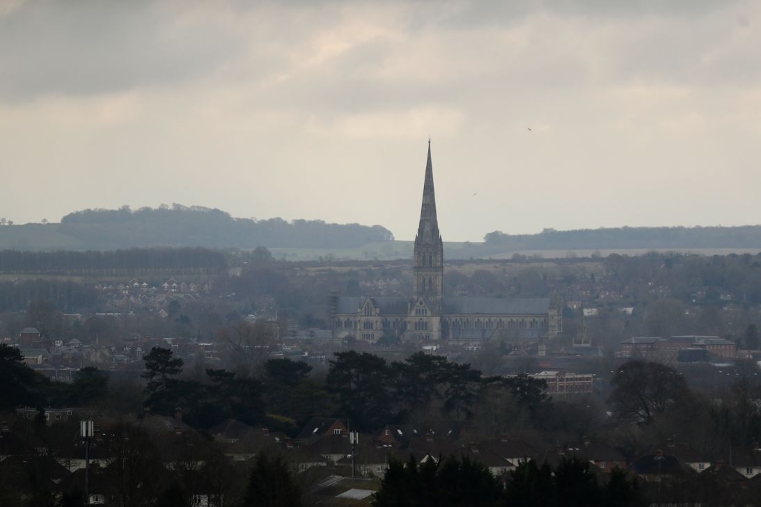 Salisbury is famous for its towering cathedral, which features Britain's tallest spire, and proximity to Stonehenge.