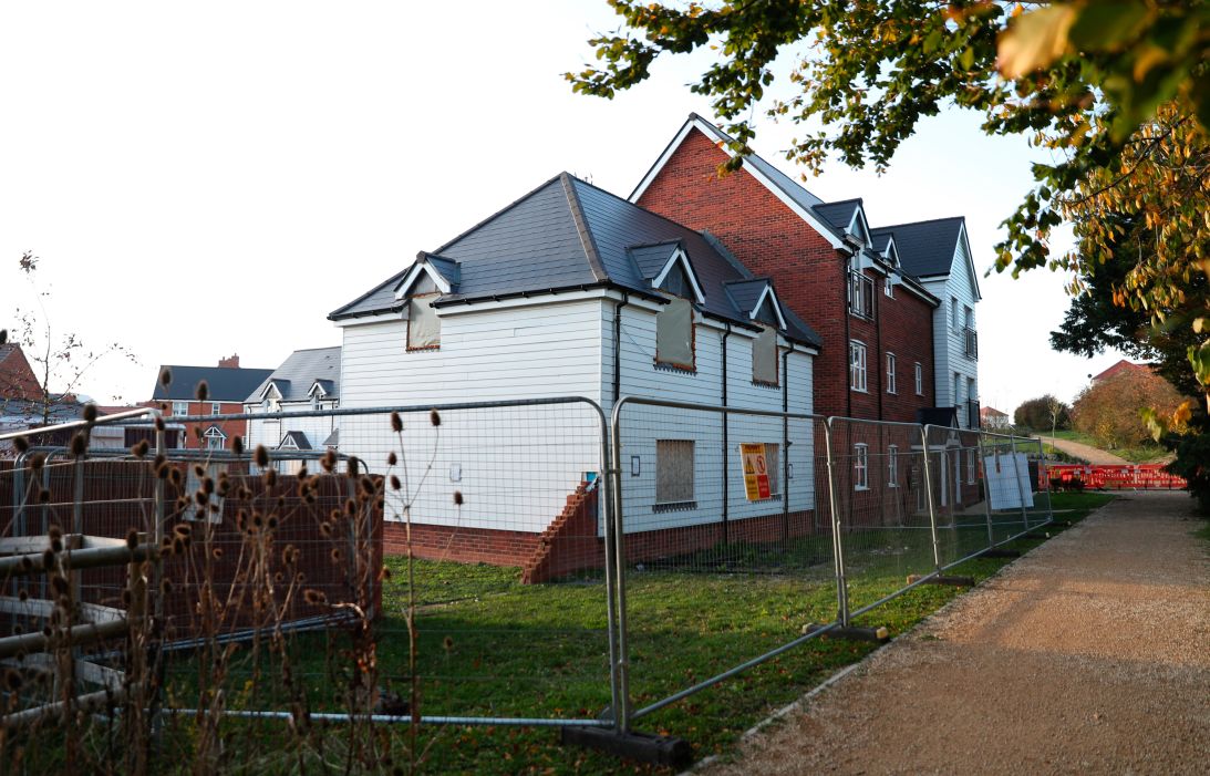 The former home of Charlie Rowley in nearby Amesbury.