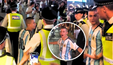 'Argentina fan' mobbed by crowd in London is 'rage-bait' TikTok influencer - London Evening Standard