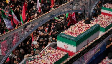 Funeral for Ayatollah Ali Khamenei unfolds in Iran as mourners pledge ‘revenge’