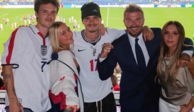 Beckhams reunite for England clash but Brooklyn absent amid feud - London Evening Standard