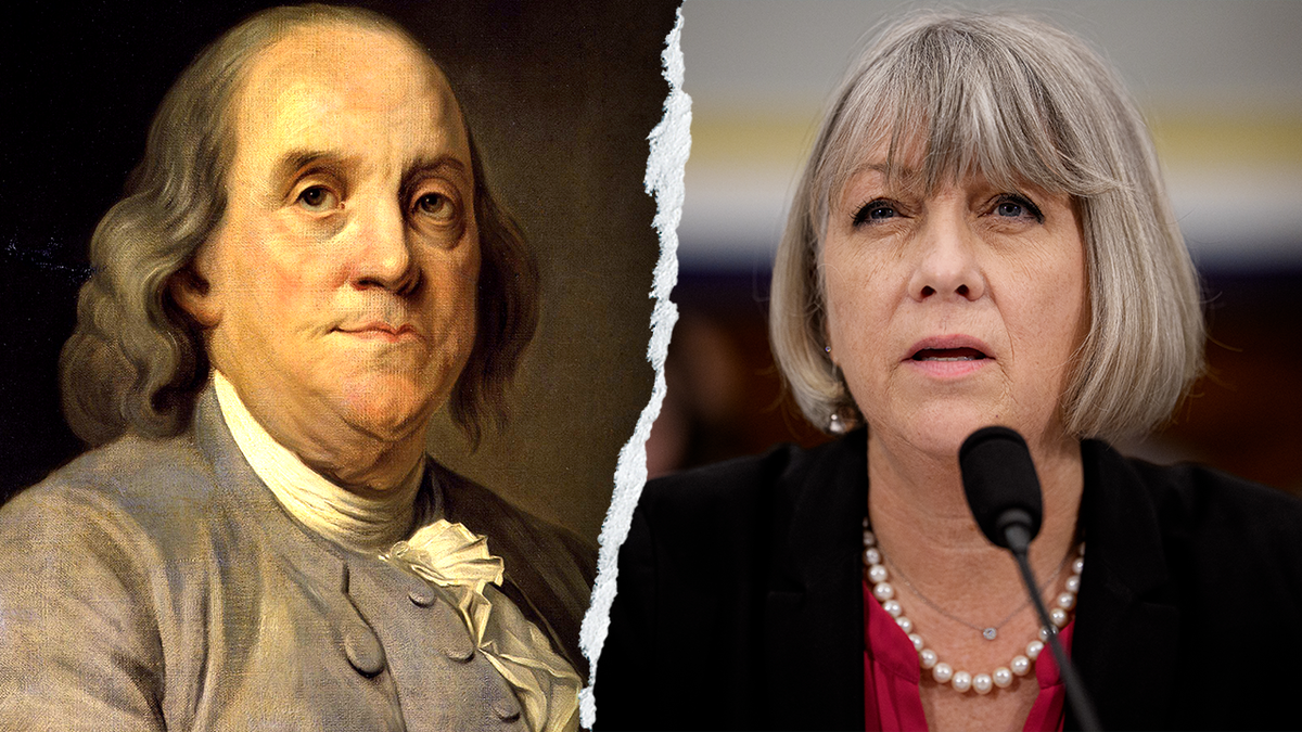 Benjamin Franklin aside from Anthea Hartig