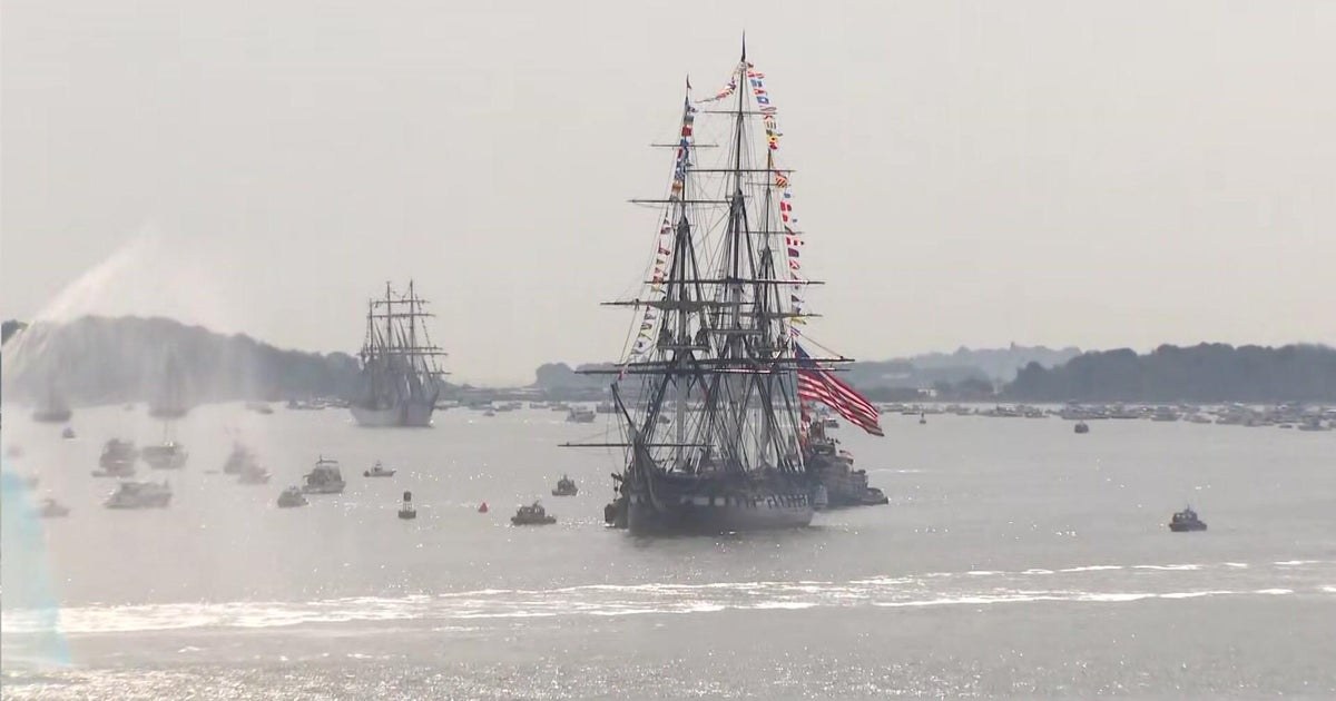 Tall ships in Boston Harbor causing delays at Logan Airport