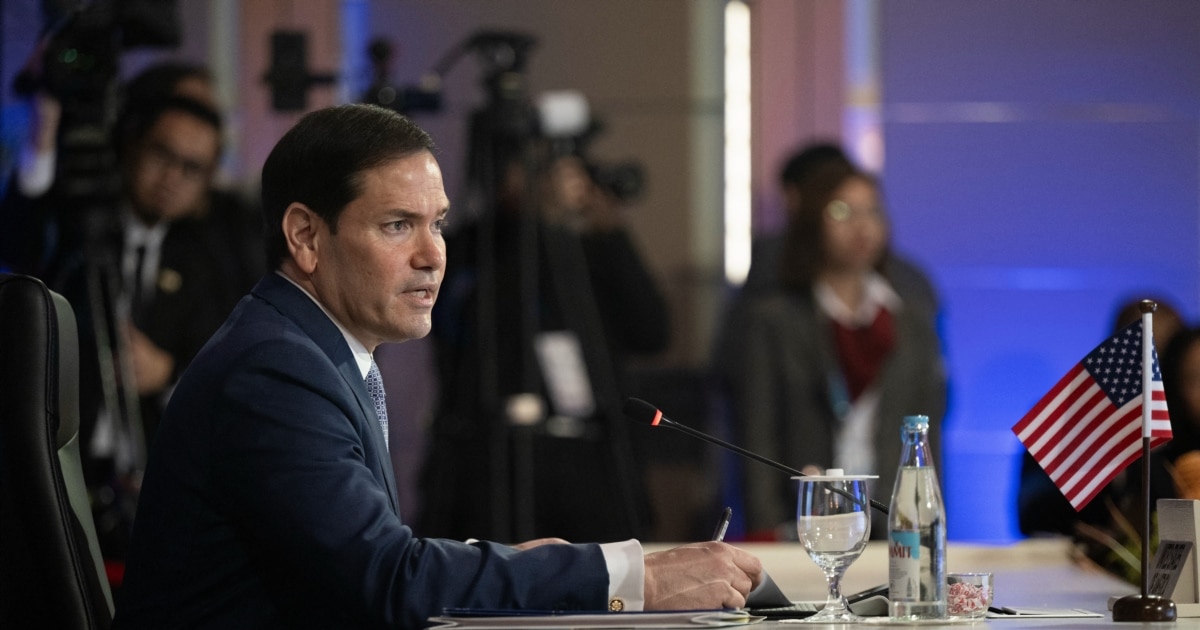 Rubio Says Iran Not Serious About Diplomacy, Warns ASEAN On Hormuz Threat