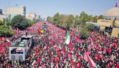 Iran holds massive funeral procession for Ayatollah Ali Khamenei