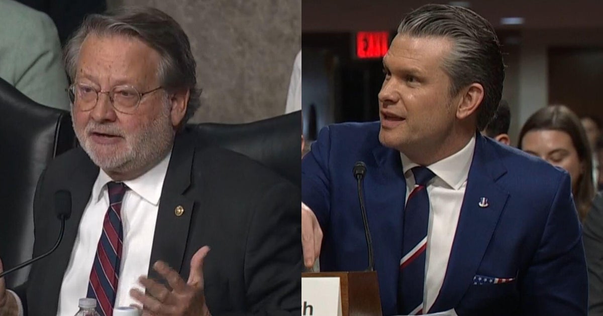 Sen. Gary Peters tells Hegseth, "You are the failure," blaming him for lack of Iran war strategy