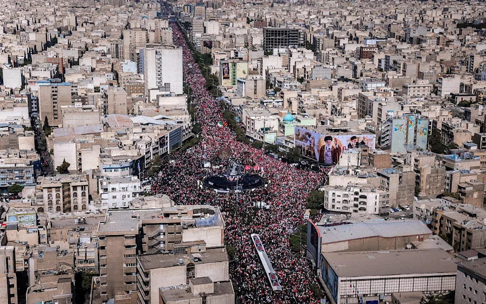 Millions lined the streets of Tehran for the funeral procession