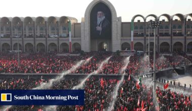 At Khamenei’s funeral, Iranian poet says ‘world is no longer a good place’ for Trump